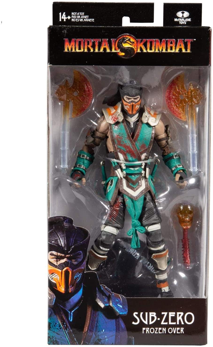 Mortal Kombat 7 Inch Action Figure | Bloody Sub-Zero
