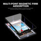 Magenetic Graded Card Slab Protector - Premium Aluminum Graded Card Showcase, Psa Slab Protector With Uv-Resistant Tempered Glas