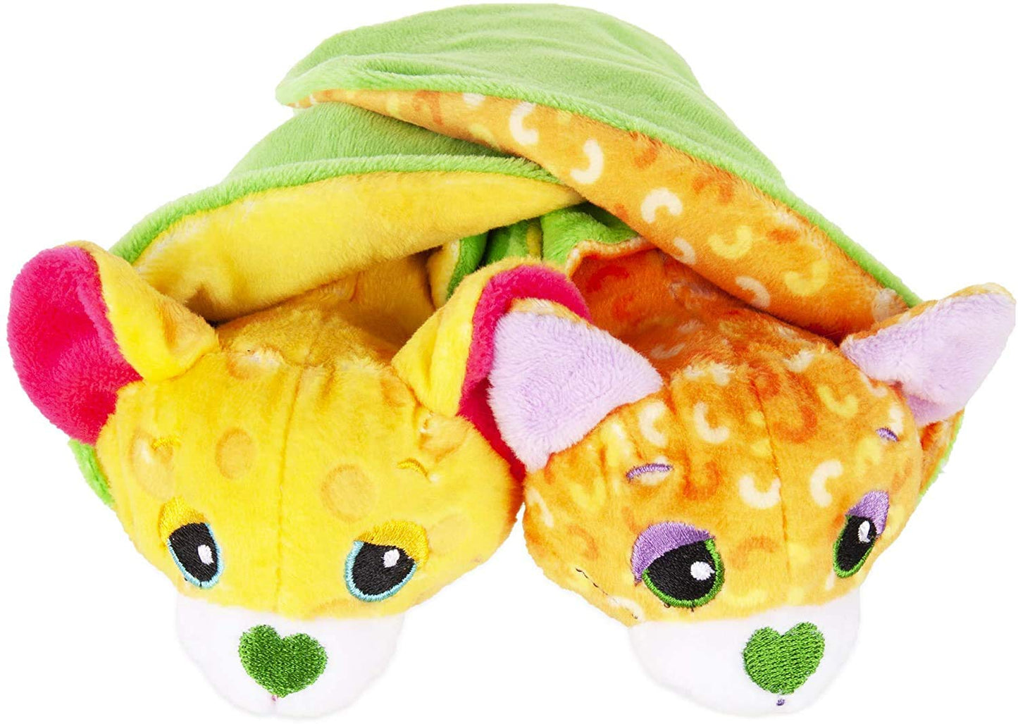 Basic Fun Cutetitos Taste Budditos Plush Mini Animals - 5" Mac & Cheese - Multicolor - Collectible Set for Ages 3+ - Model 39227