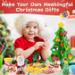 PLAY Christmas Color Dough Sets for Kids Ages 4-8, DIY Sensory Dough Kit Toys Christmas Tree Crafts for Kids, Safe & Non-Toxic T