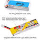 4PCS 660mAh 1S LiPo Batteries 3.8V LiHV Battery 90C/180C JST-PH2.0 Connector for Eachines Trashcan Emax Tinyhawk Freestyle II Sn