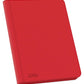 Ultimate Guard Zipfolio 320 - 16 Pocket Xenoskin Red