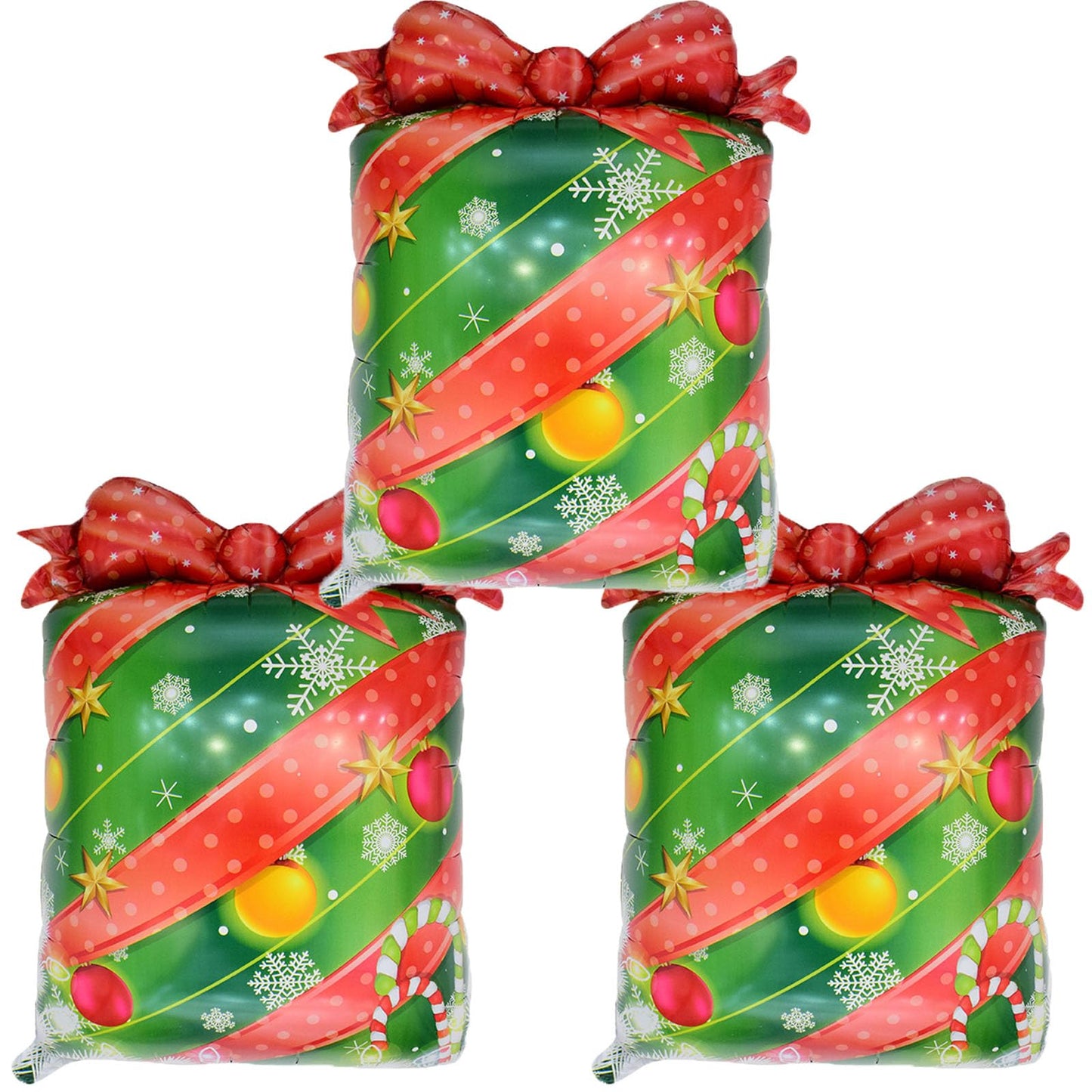Hadckja Christmas Gift Balloons Christmas Balloons Christmas Gift Foil Balloons For Christmas-Themed Party Birthday Party Suppli