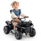 Honey Joy Kids Atv, 4 Wheeler Battery Powered Toddler Quad With Front Storage Basket, Horn, Music, Led Lights, Footrest, Electri