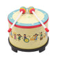 Lilistore 8 Inch Wooden Floor Drum Gathering Club Carnival Percussion Instrument With 2 Mallets For Kids Children