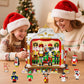 CUBIMANA Christmas Nutcracker Theater Building Set, 1690PCS, Light-Up, 3.6 Mini Blocks, 4 Nutcrackers & 8 Minifigures, Ages