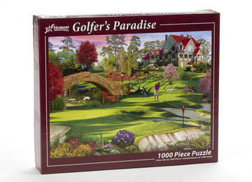 Vermont Christmas Company 1000 Piece Golfer's Paradise Jigsaw Puzzle - Cardboard, VC1064