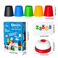 Pairez Toys Quick Stacking Cups Games For Kids, Classic Matching Cup Game, Speed Match Cups Games, Parent-Child Interactive Toys With 24 Cards & 30 Cups, Family Games For Party Or Travel
