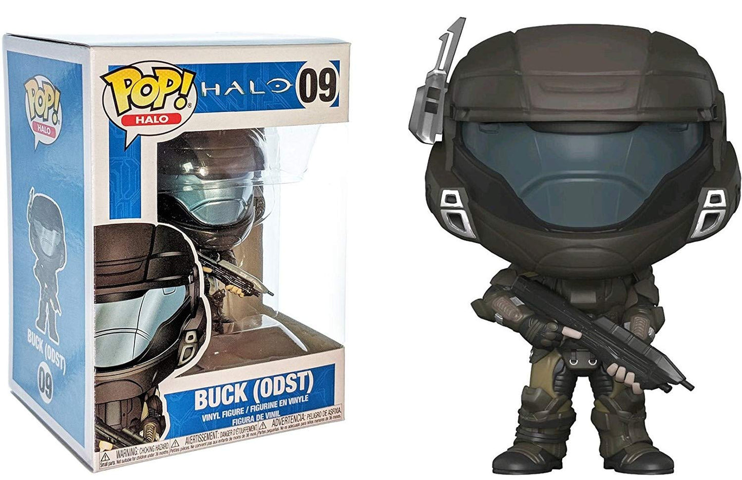 Funko Pop! Games: Halo - Orbital Drop Shock Troopers Buck (Odst) Vinyl Figure (Includes Compatible Pop Box Protector Case)