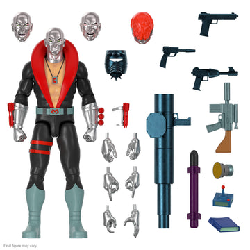 Super7 ULTIMATES! G.I. Joe Destro - 7 G.I. Joe Action Figure with Accessories Classic Cartoon Collectibles and Retro Toys
