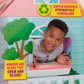 Pop2Play Kids Playhouse – Sturdy And Eco-Friendly Carboard House Folds Flat For Easy Storage – Role Play Toy For Girls And Boys