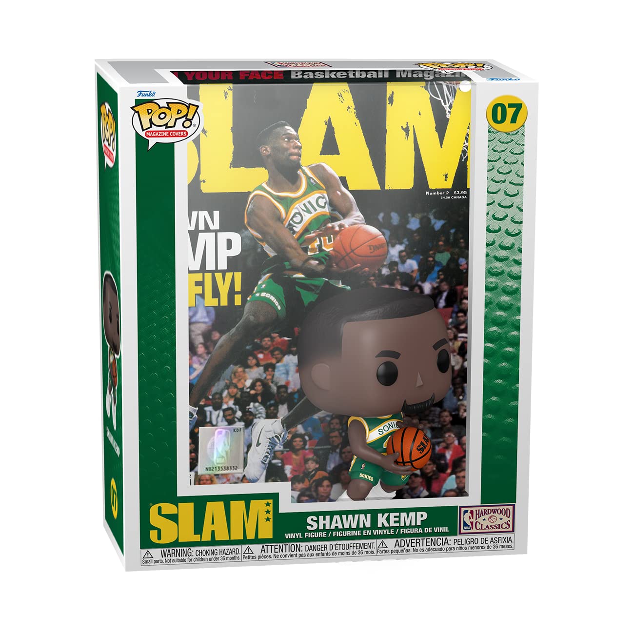 Funko Pop! Nba Cover: Slam - Shawn Kemp