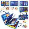 Wembley Busy Board Activity Binder Interactive Sensory Educational Toy For Toddlers Supports Fine Motor Skills & Creativity With