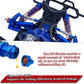 ARRCat 2PCS Rear Shocks Upgrade Parts for 1/10 Arrma Bigrock 4X4 Granite 4X4 Senton 4X4 Vorteks 4X4 Typhon 4X4 RC Truck,Full Alu
