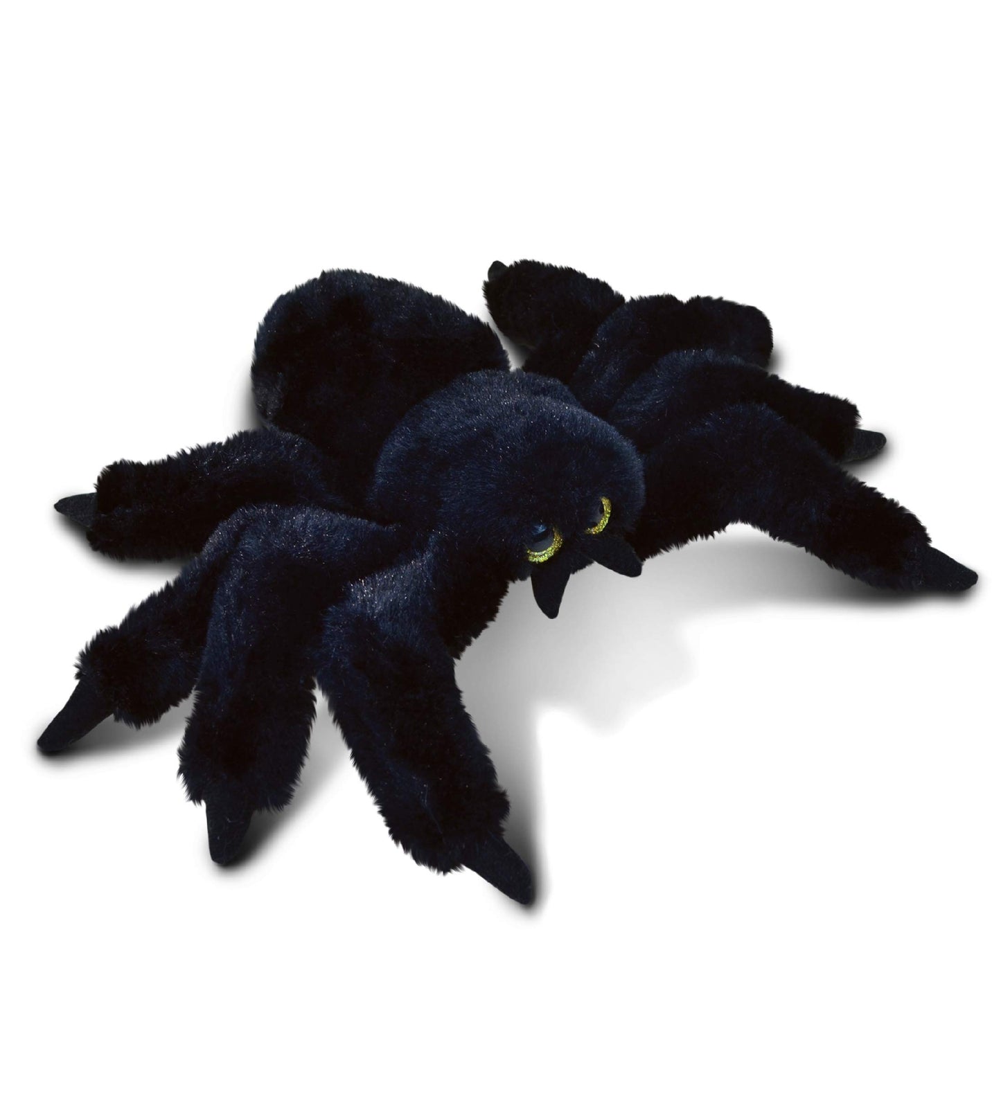 Dollibu Black Spider Plush Toy - Super Soft Spider Stuffed Animal For Boys And Girls, Cute Spider Stuffed Animal, Realistic Stuffed Spider Plush Gift, Spider Decor For Baby, Kids, Adults - 8 Inches