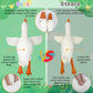 Cottonstar Goose Stuffed Animal 75 Inch Plush Toy, 6 Foot Giant Duck Plush, Super Soft Huge Plushies Pillow Hugging, Gift For Ki