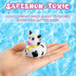 Relaxgiant 48 Pcs Cow Ducks Mini Cow Rubber Ducks Bulk Cow Print Duck For Birthday Party Favors Baby Shower Kids Boys Girls Bath