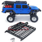 Rclions Stainless Steel Rc Roof Rack With Led Light Bar For Axial Scx24 Axi00005 Gladiator 1/24Th Rc Crawler Truck Car
