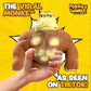 MonkeWorld Stretchy Monkey Toy - Large Brown Squishy Fidget Plushie, 4.4 lb, Rubber TPR, Model CL22427
