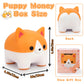 Jizwpoom Piggy Bank For Kids, Dog Piggy Banks, Corgi Piggy Bank For Boys Money Box, Unbreakable Piggy Bank Girls Dog Bank Money Bank For Kids Birthday