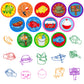 Cinrobiye 24 PCS Gone Fishing Party Stampers,Summer Fishing Birthday Favors for Boys Girls, Little Fisherman Party Supplies, Cla