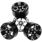 4Pack Vgoohobby 1.9 Metal Beadlock Wheels RC Wheel Rim Set 6-Spoke Compatible with Traxxas TRX4 Axial SCX10 AXI03007 Tamiya CC01