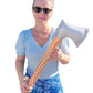 Zugar Land Lifesize Inflatable Toy Pickaxe + Axe (23'') Inflate Hatchet Costume Prop Game Party Favor Supplies (6 Pickaxe + 6 Ax