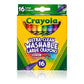 Crayola 52-3281 Large Washable Crayons Assorted Colors 16 Count (Pack Of 2)