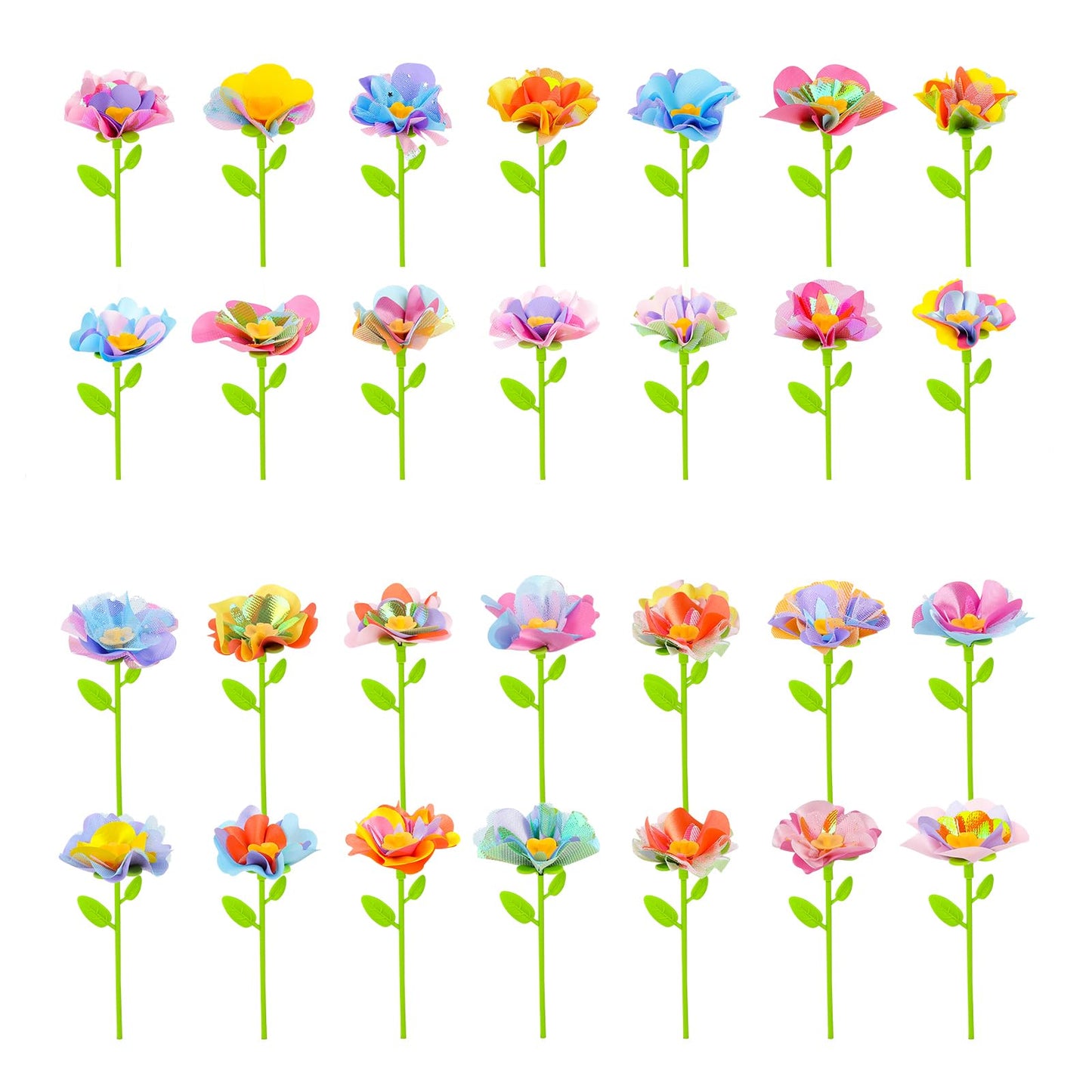 DIY Fabric Flower Bouquets Toys Accessories - Flowers Market Toy Accessories - Arts & Crafts Toy Accessory Craft Kit for Girls A