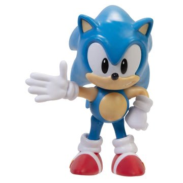 Sonic The Hedgehog 2.5 Inch Classic Action Figure Toy - Multicolor Plastic Collectible Model 406874-16