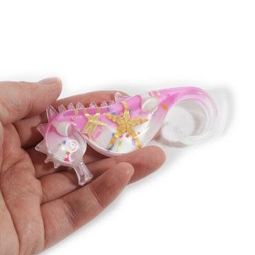 Realbug Mt334 Sea Horse Magnet With Starfish And Shells, Pink