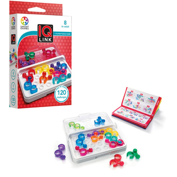 Smartgames Iq Link, A Travel Game For Kids And Adults. A Stem-Focused Cognitive Skill-Building Brain Game - Brain Teaser For Age
