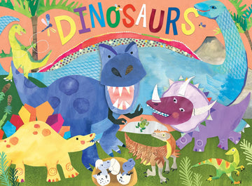 MasterPieces 24 Piece Jigsaw Puzzle for Kids - Dinosaurs Right Fit - 19x14