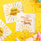40Pcs Boho Sun Napkins-Here Comes The Son Baby Shower Decorations Retro Sunshine First Trip Around The Sun Disposable Paper Napk