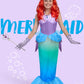 Spooktacular Creations Halloween Mermaid Costume for Girls, Blue Little Mermaid Dress, Princess Dress Up for Girls 4-6 Toddler P