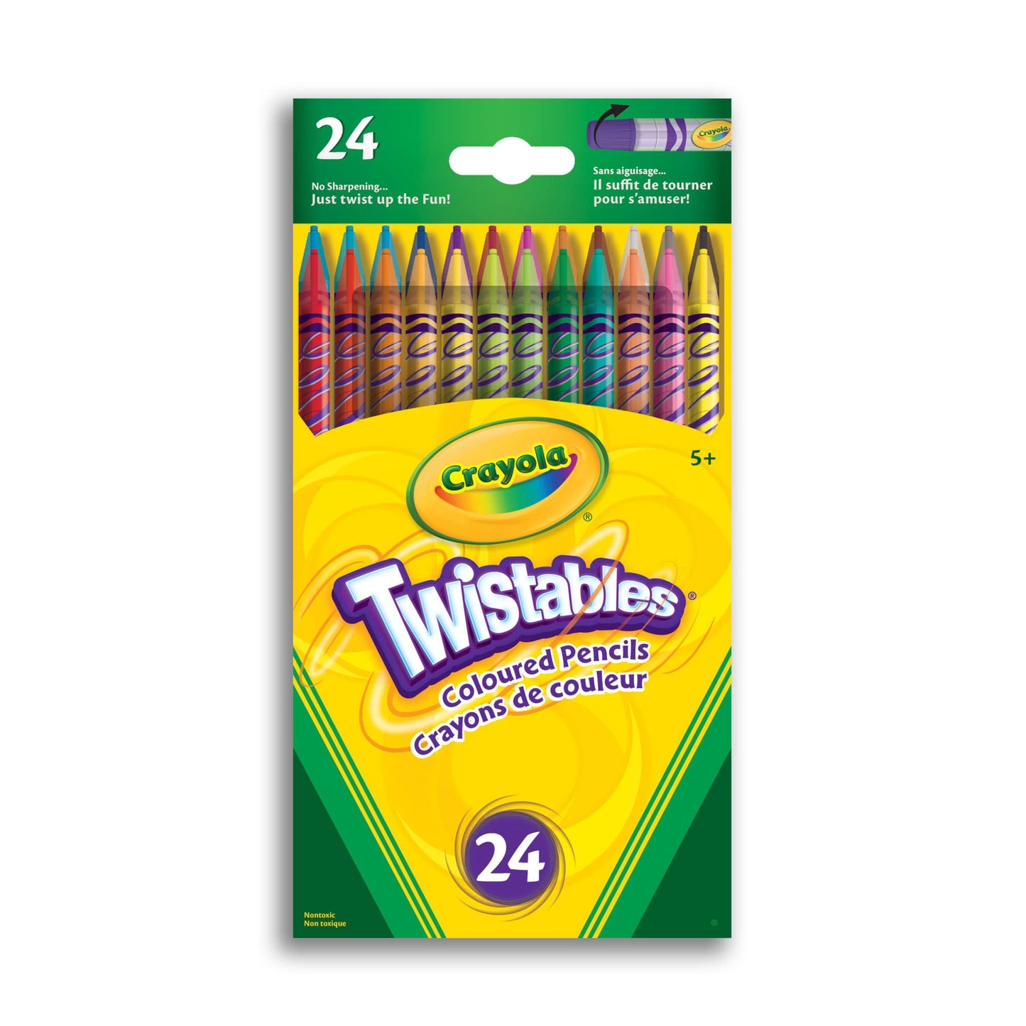Crayola 24 Twistables Colored Pencils