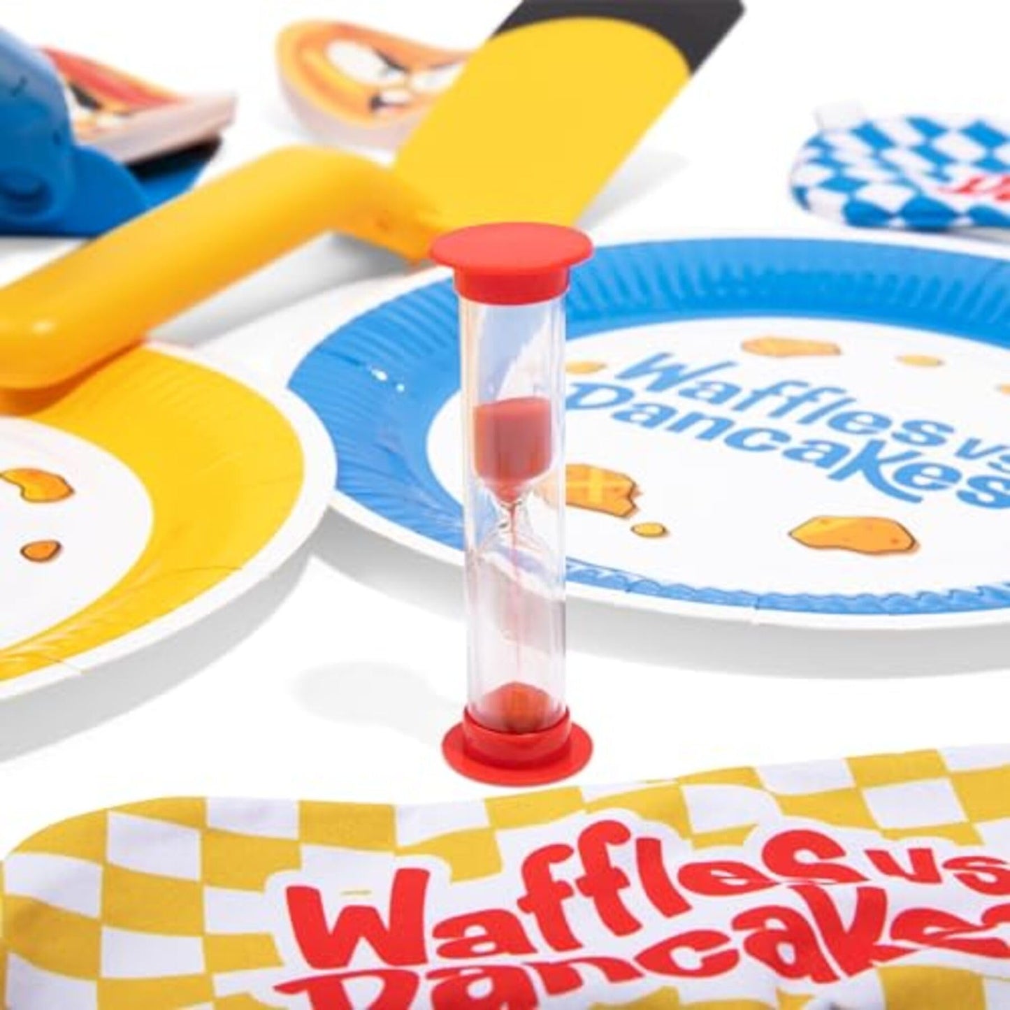 WHAT DO YOU MEME? Waffles vs Pancakes Game - Family Fun, Medium Size, Red, Model WW4010, Kids 8+