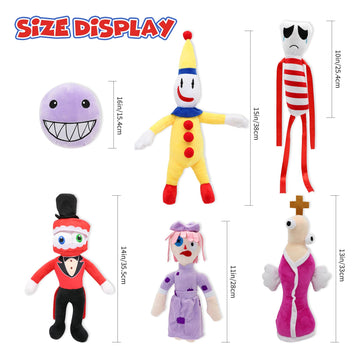 Sajisp The Amazing Digital Circus Plush,9.8'' Gangle Plushies Toy Gift, Cute Stuffed Figure Doll For Kids And Adults, Birthday H