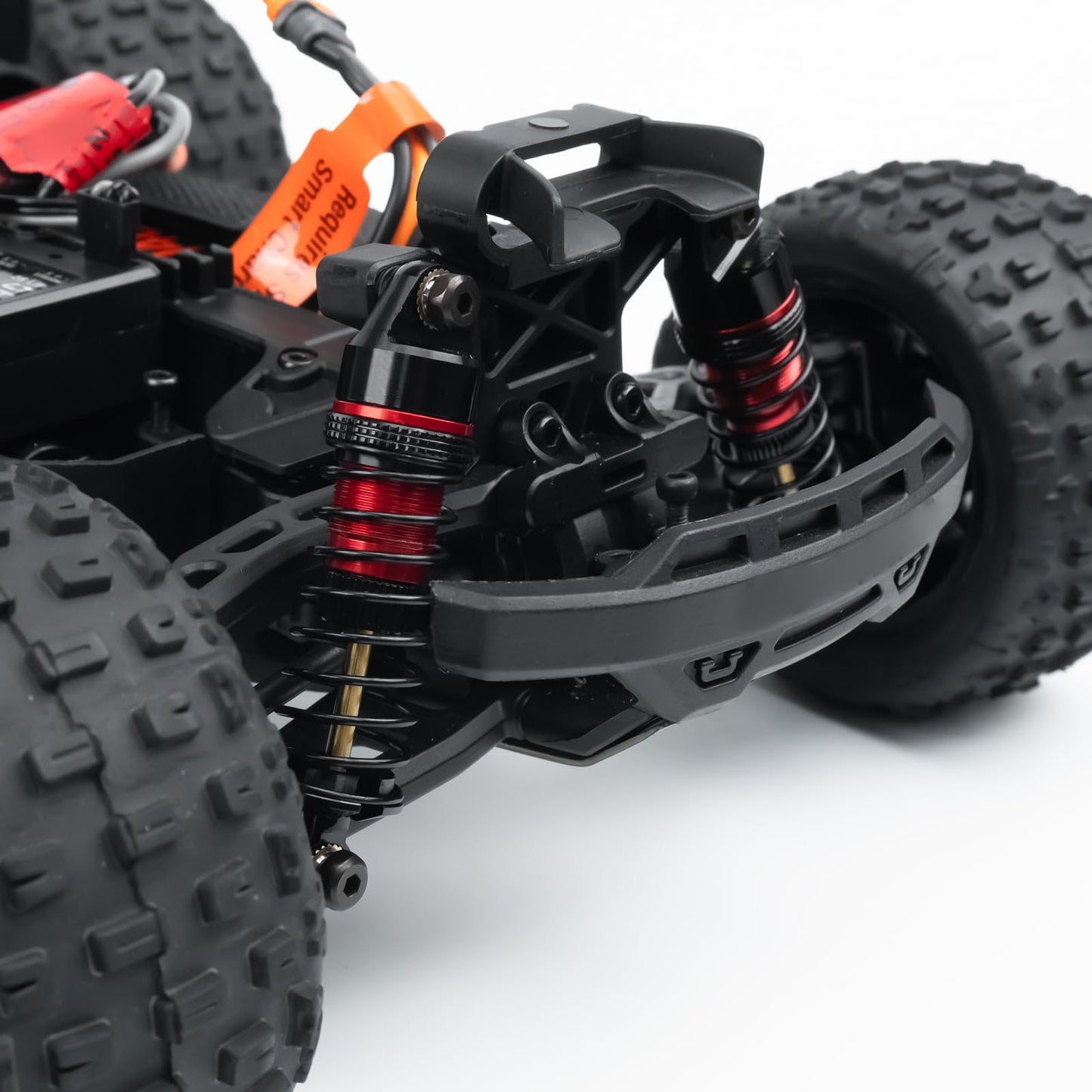 Brkrc Aluminum Front Rear Shocks Absorber Rc Damper For Arrma 1/18 Granite Typhon Mojave Grom Rc Crawler Upgrade (Black&Red)