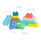 Infantino Super Soft Building Blocks, Easy-To-Hold For Babies & Toddlers, Bpa-Free, Multi-Colored, 12-Piece Set