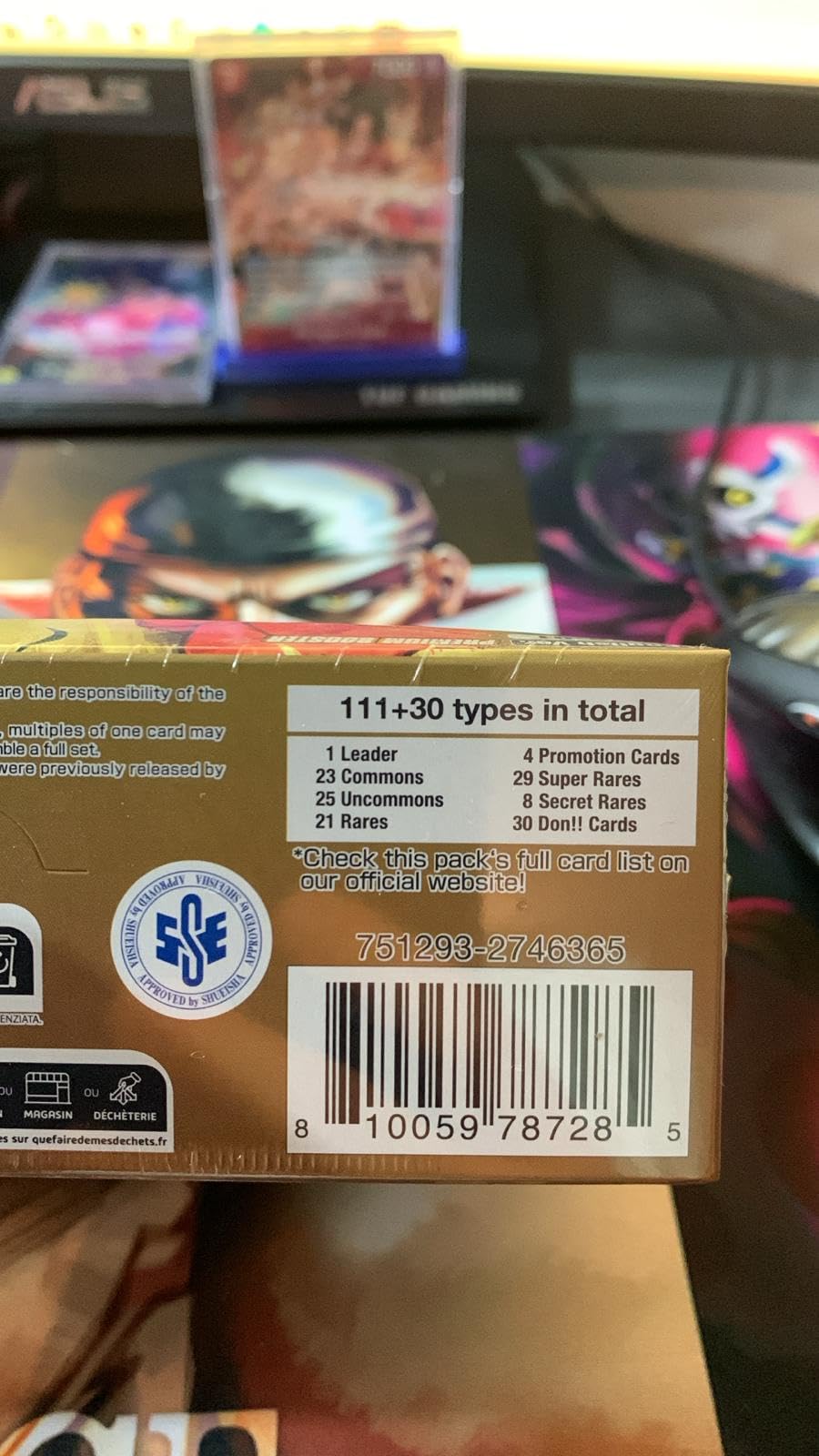 Bandai Prb-01 One Piece Premium Booster Display Card Game