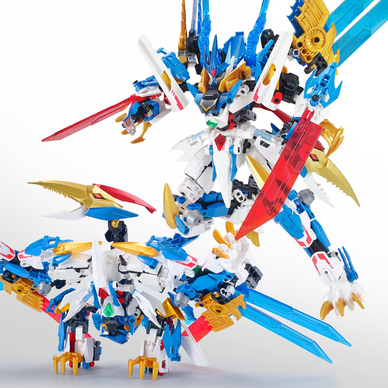 TIALLOW Pterodactyl Mech 2-in-1 Transforming Robot Building Sets Technic Dinosaurs Building Block Model  Mecha Action Figures Building Kits  Birthday for Boys  mature-themed Age 8-12 (Pterodactyl)