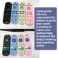 2-Pack Baby Teether Toys Silicone Toddler Sensory Toy Chew Toys Educational, Tv Remote Control Shape Teething Toys For Babies 6-