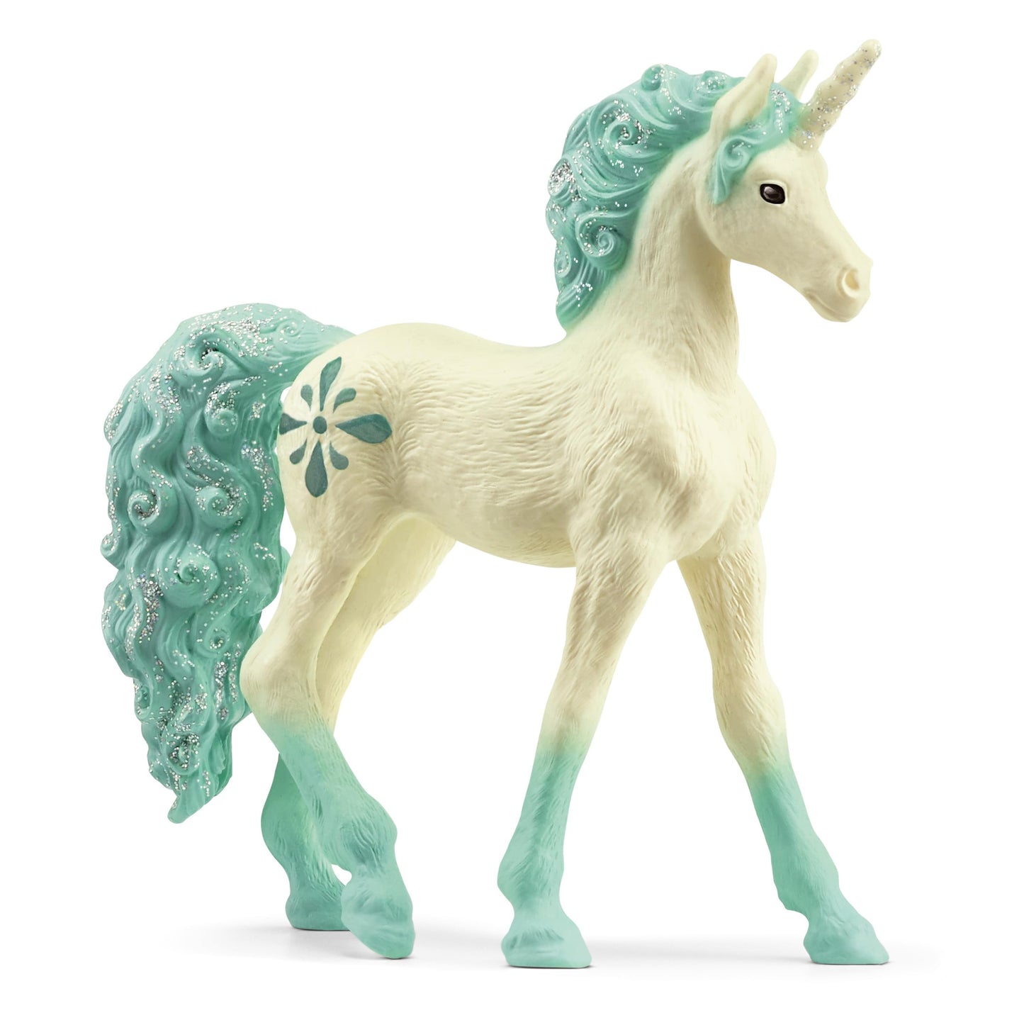 SCHLEICH Aquamarine Unicorn Toy - Collectible Gemstone Series 2023 for Girls & Boys, Multi-Color, Perfect for Play and Display
