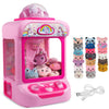 Tingingyuli Claw Machine For Kids,Unicorn Mini Vending Machines Candy Grabber Prize Dispenser Pink Toys For Girls,Electronic Arc