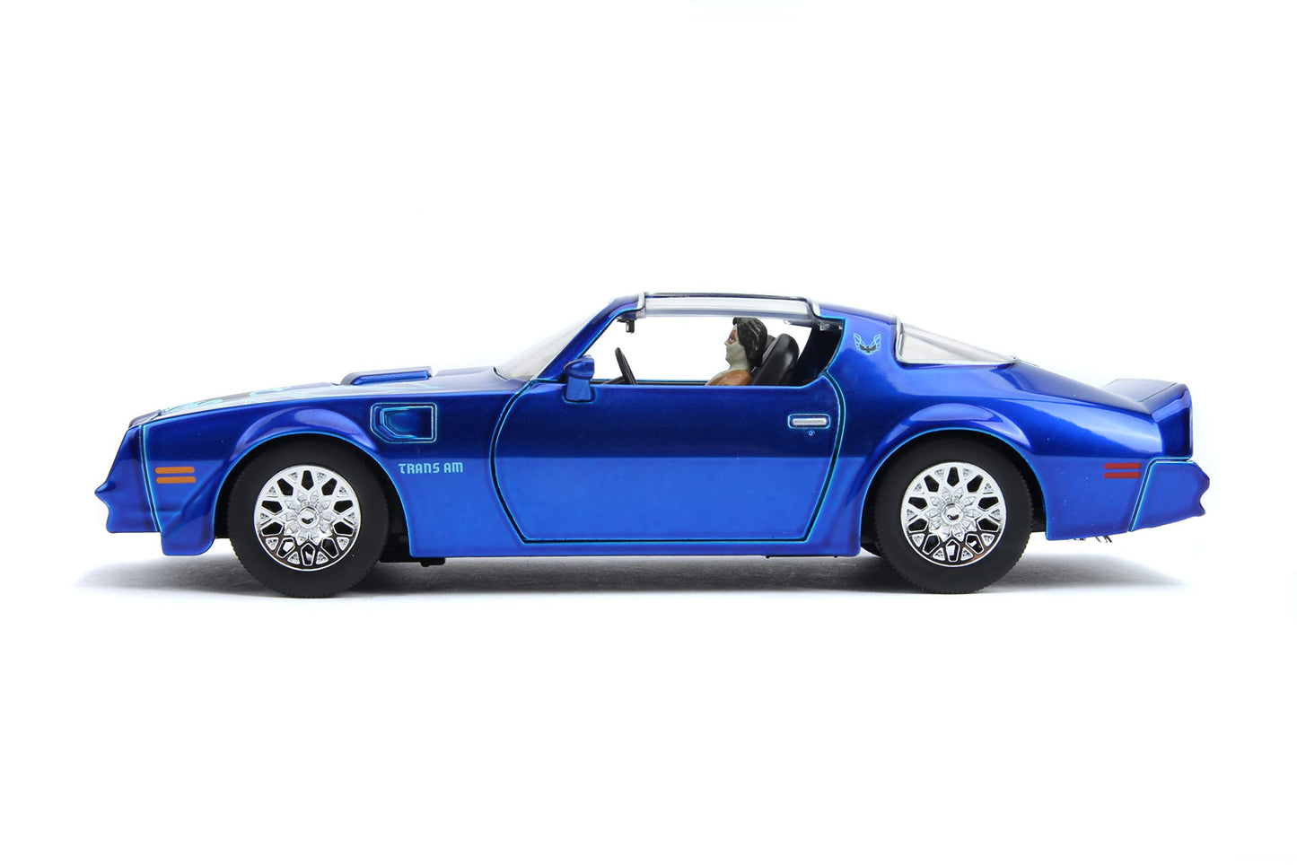 Jada Toys Hollywood Rides It Chapter Two Pennywise & Henry Bower'S Pontiac Firebird, 1: 24 Blue Die-Cast Vehicle With 2.75'' Die