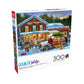 Buffalo Games 500 Piece Jigsaw Puzzle - General Store at Christmas - Multicolor - Challenging Puzzle for Adults - Model 33268