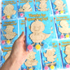 12 Pack Duck Party Favors for Kids - Individually Wrapped Paint Your Own Wooden Magnet Craft Kits with Thank You Card, Duck Birt