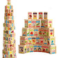 Guaishou New Chinese English Language Learning Wooden Blocks Domino Children'S Educational Product Wooden Toys Recognize/Identify Fruits And Animals 100Pcs