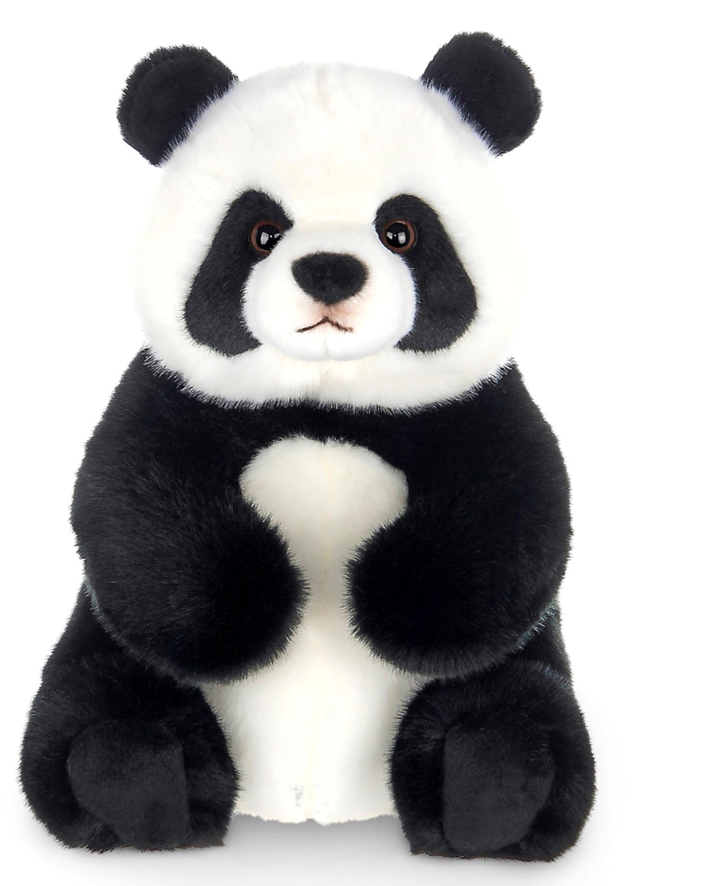 Bearington Tux Plush Panda Bear Stuffed Animal, 11" Soft Plush Toy, Black & White, Model 49223848755483